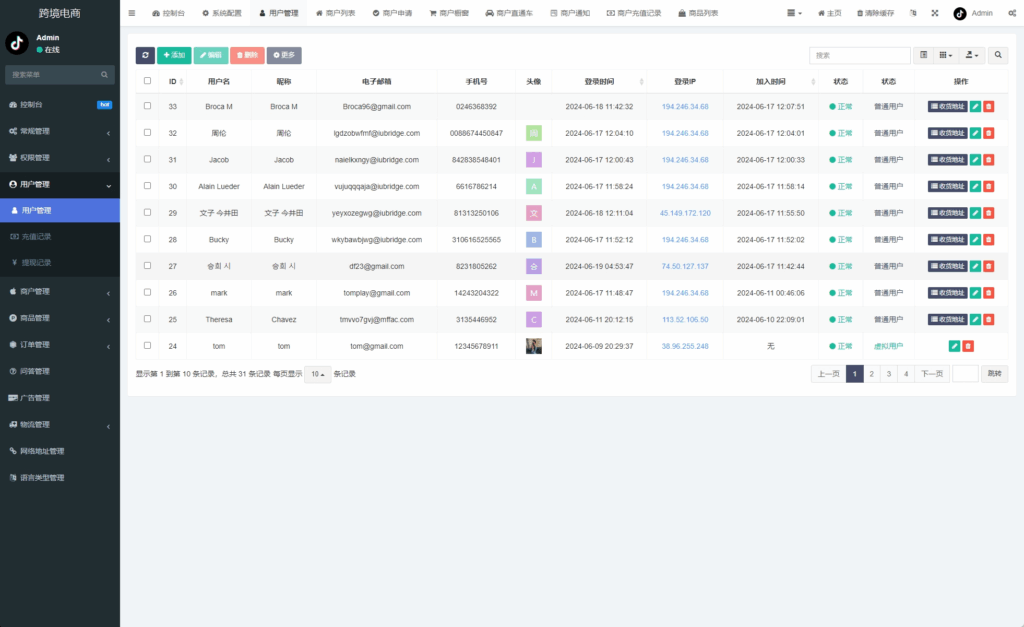 图片[12]-[新版Tiktok跨境商城系统/多语言tiktok商城/内置客服/内嵌tiktok]-开泰海外源码网