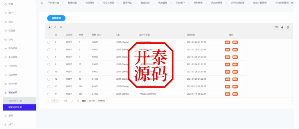 图片[7]-多语言交易所源码#期权交易#合约交易#新币申购#锁仓挖矿