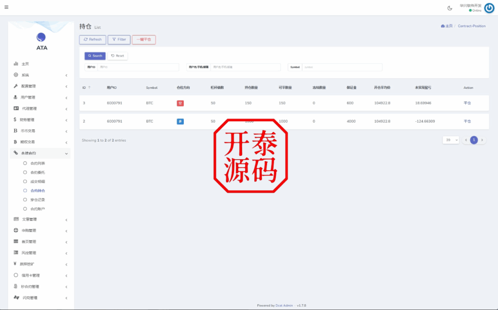 图片[25]-多语言交易所系统/合约#期权#秒合约#插针控制申购