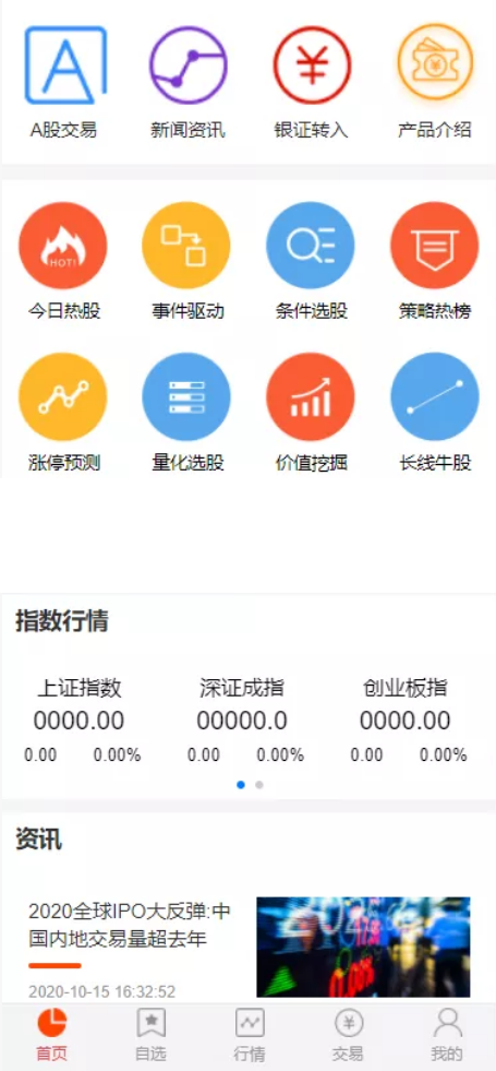 专业级股票金融系统源码 | 通信达风格UI+新股申购功能